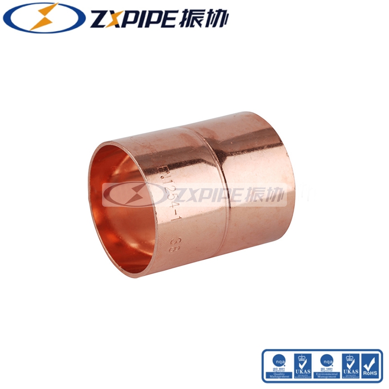 red copper equal coupling