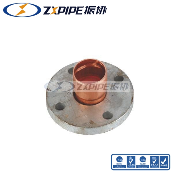 copper steel flanged(red)