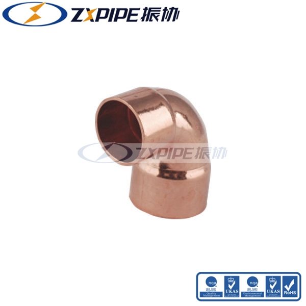 red copper reducing 90° elbow