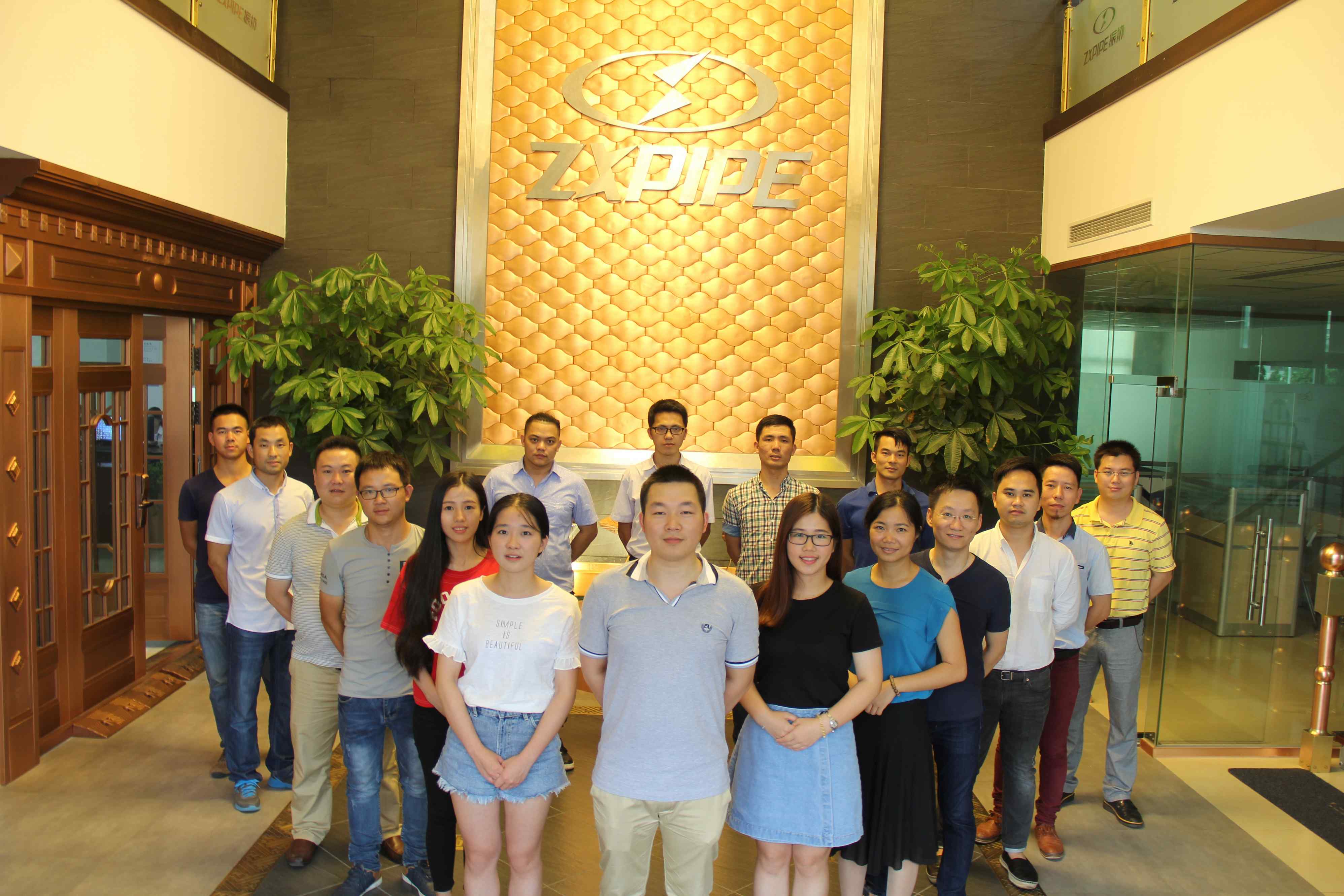Zhenxie group’s training meeting in 2016